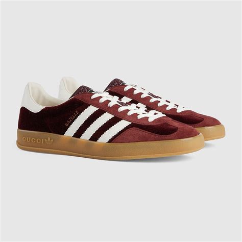 gucci adidas burgundy|gucci adidas originals.